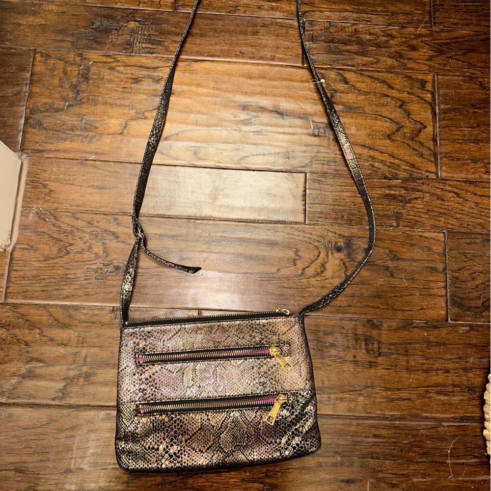 HOBO SnakeSkin Crossbody Bag